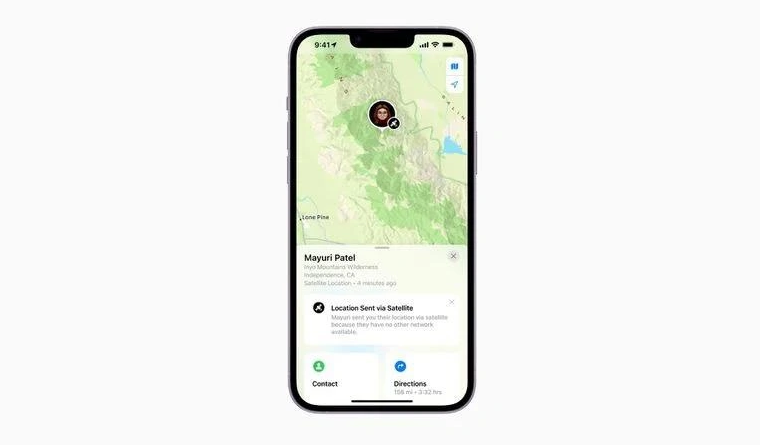 潜山苹果14维修分享iPhone14系列中 FindMy功能通过卫星分享位置方法教程 